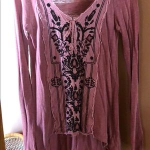 Free People high low shirt